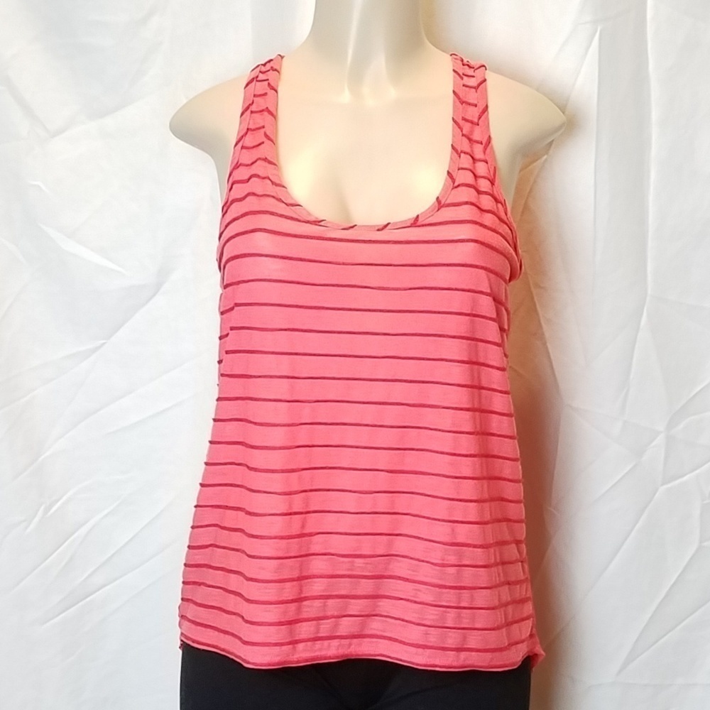 EYELASH Couture Lace Striped Tank